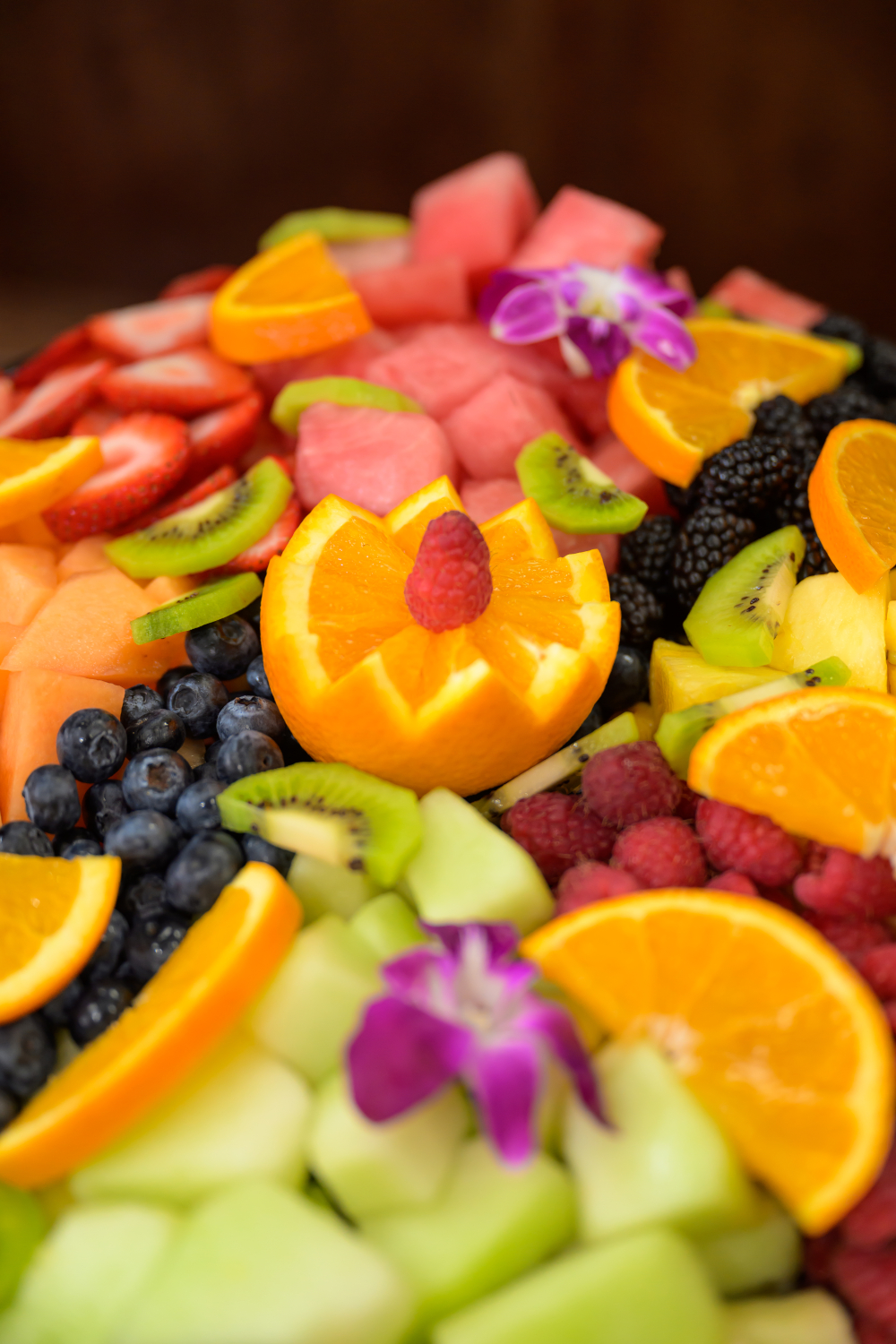 close up image of fruit platter